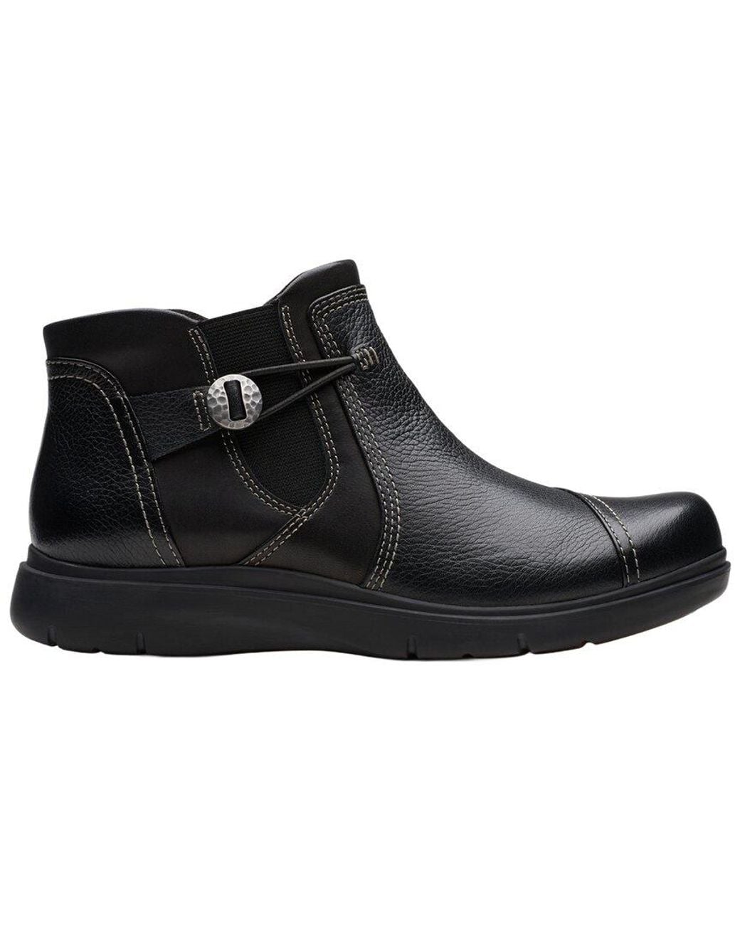 Clarks Black Leather Boot
