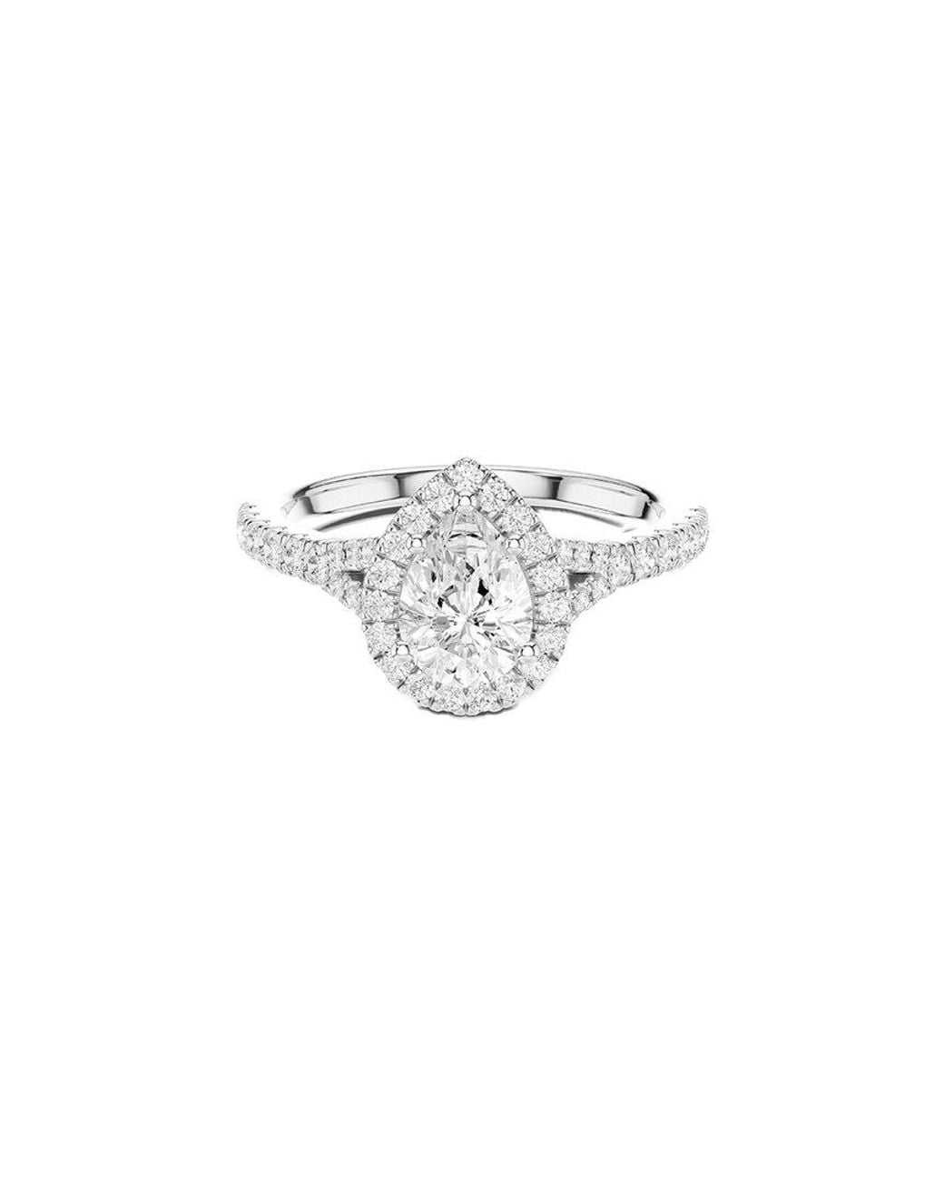 Amairah White 14K 1.50 Ct. Tw. Lab-Grown Diamond Engagement Ring