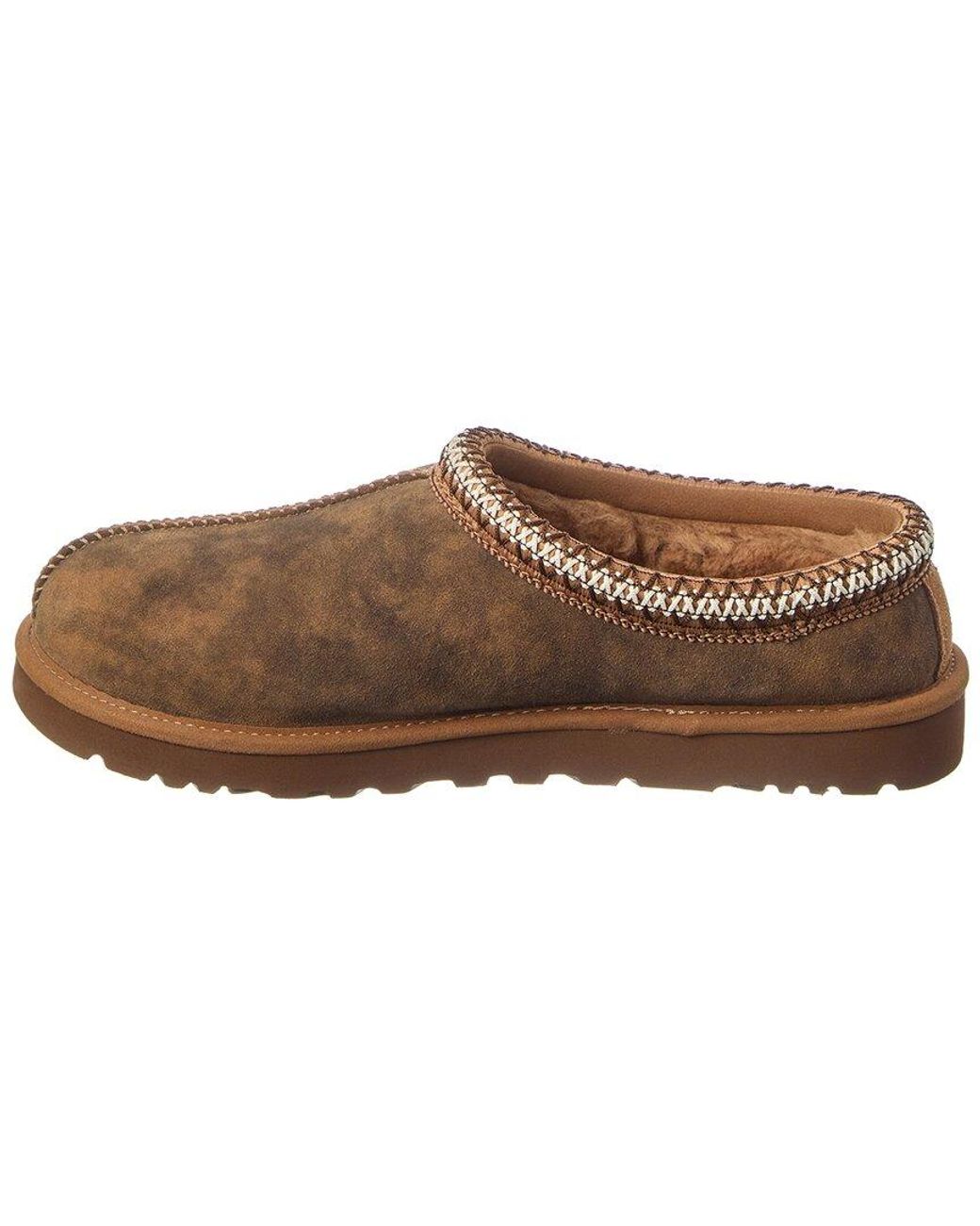 Ugg Brown Tasman Baxter Suede Slipper for men