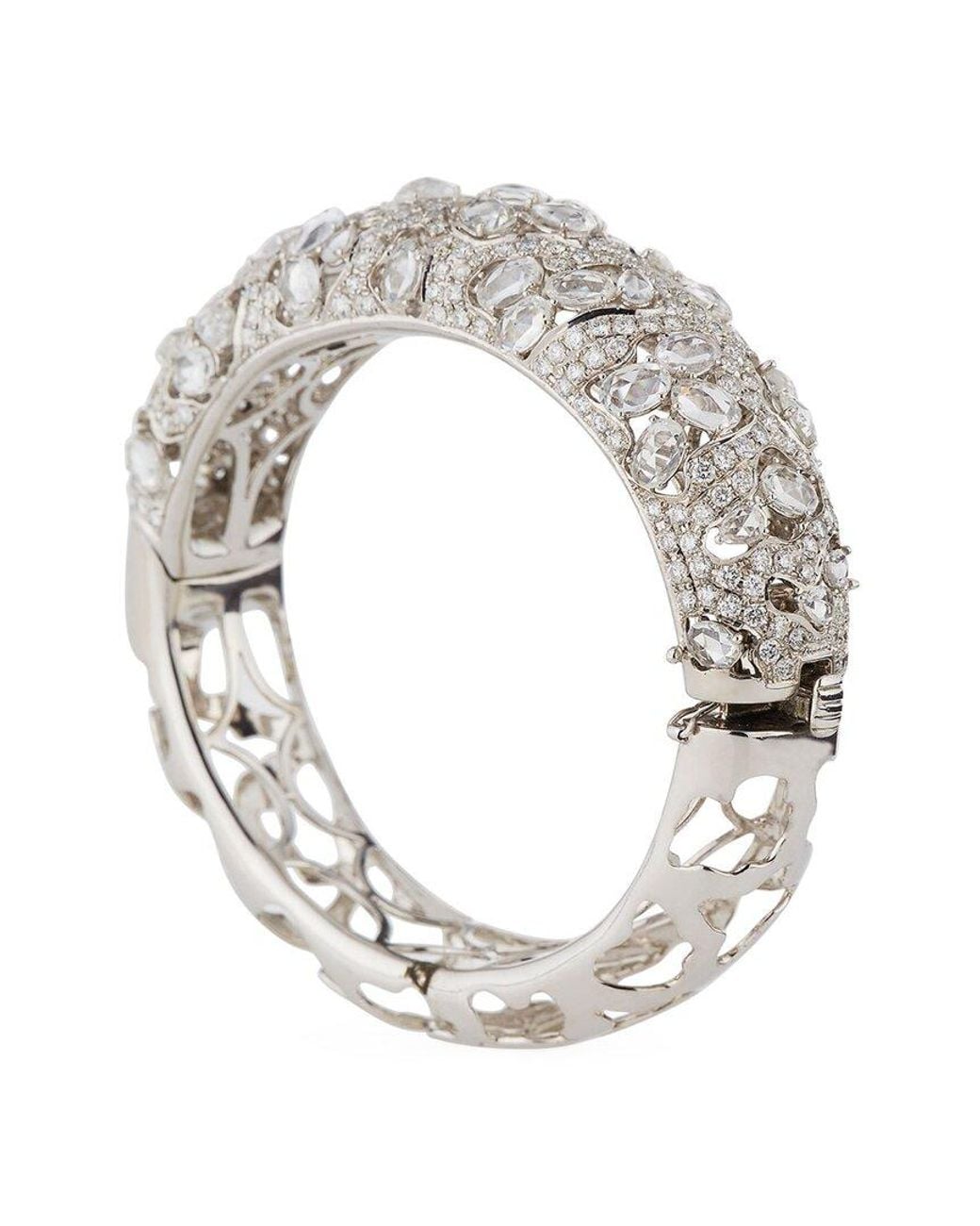 Diana M White Fine Jewelry 18k 6.37 Ct. Tw. Diamond Bracelet