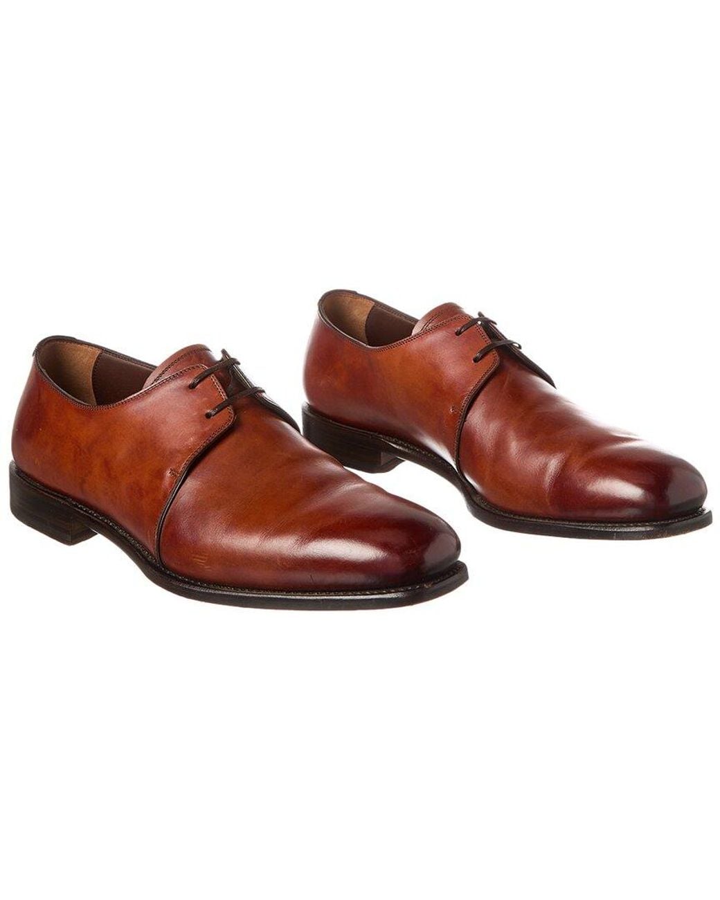Ferragamo Brown Royal Wax Leather Loafer (Authentic Pre-Loved)