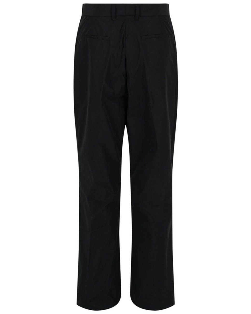 Ferragamo Black Straight-Leg Pant for men