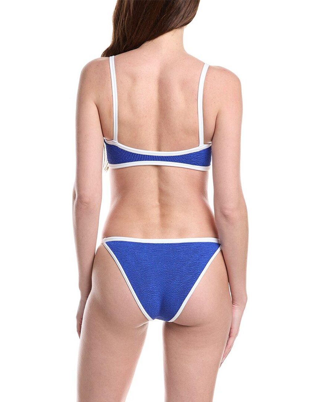 Hunza G Blue Hunza G 2Pc Tyler Bikini Set