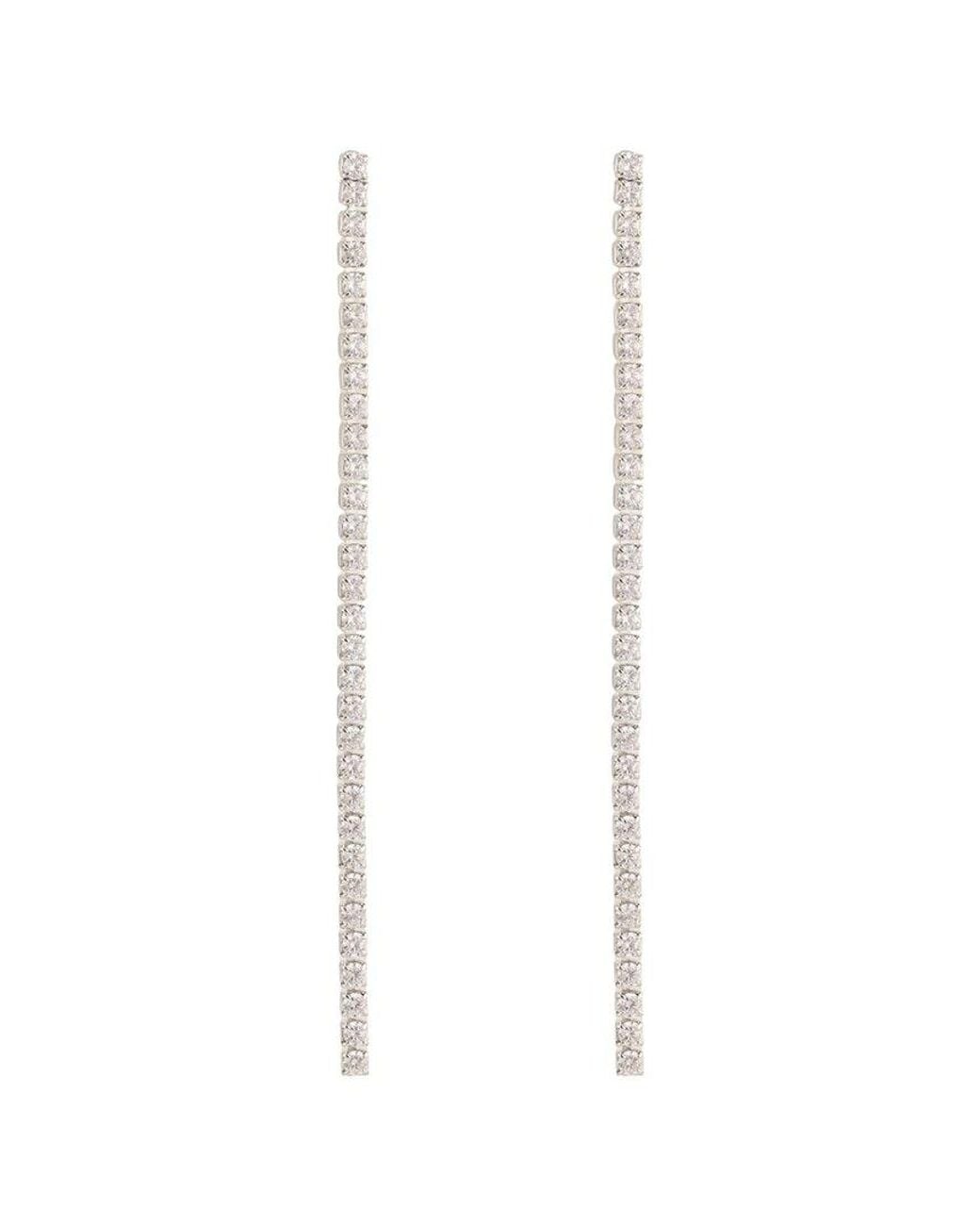 Adornia White Plated Earrings