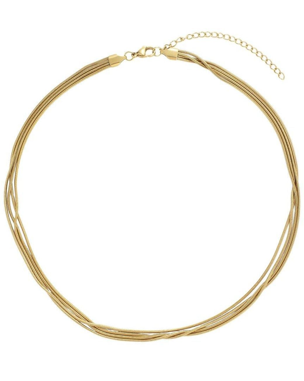 Adornia Metallic 18K Plated Stainless Steel Necklace