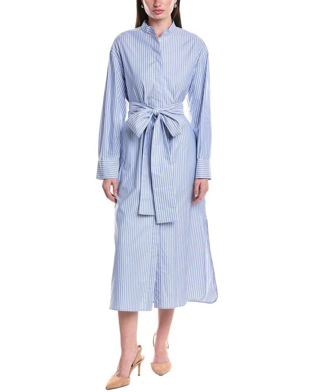 Max Mara Blue Celeste Maxi Dress