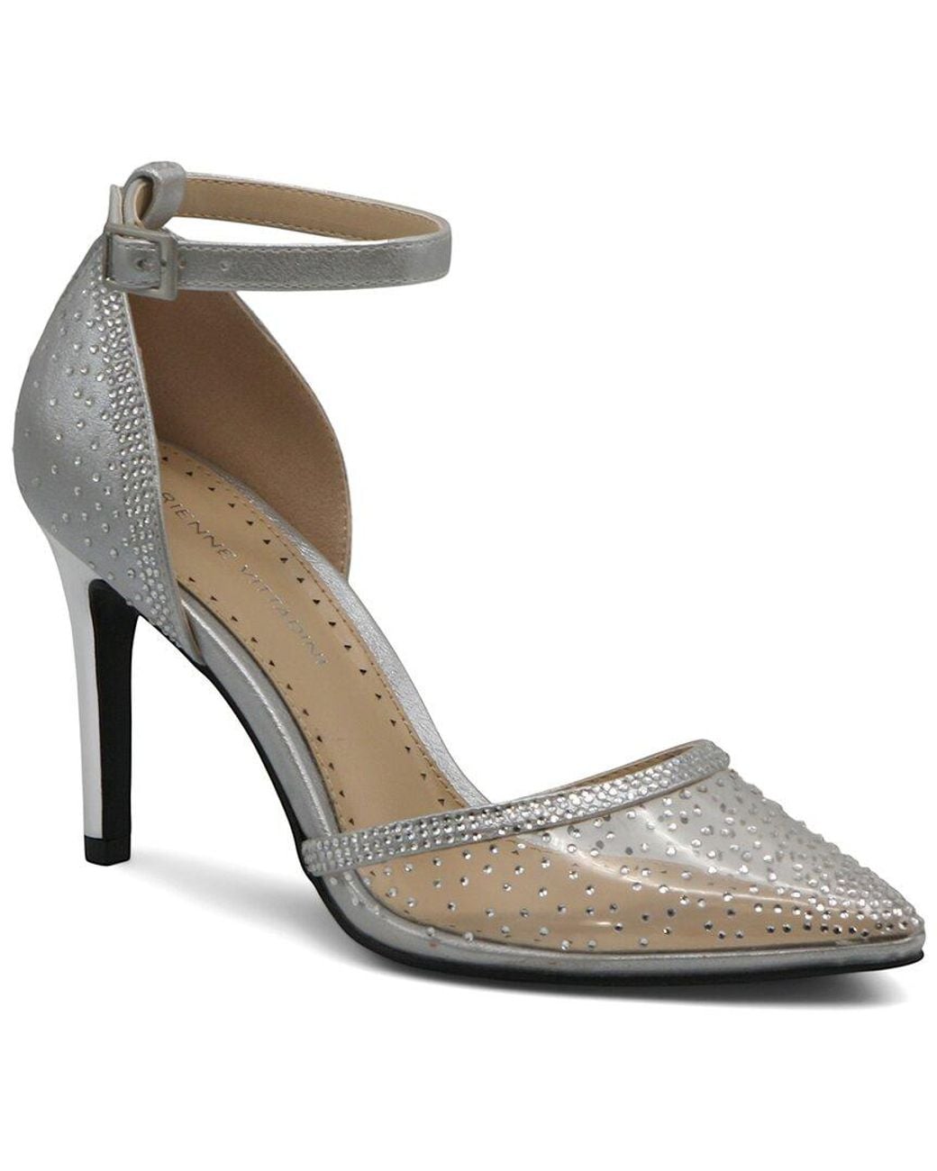 Adrienne Vittadini Gray Neema Pump