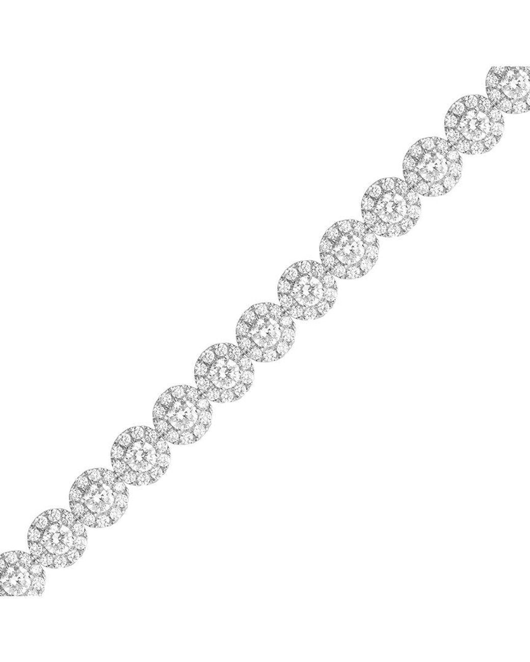 Lab Grown Diamonds White 14K 5.00 Ct. Tw. Lab-Grown Diamond Tennis Bracelet