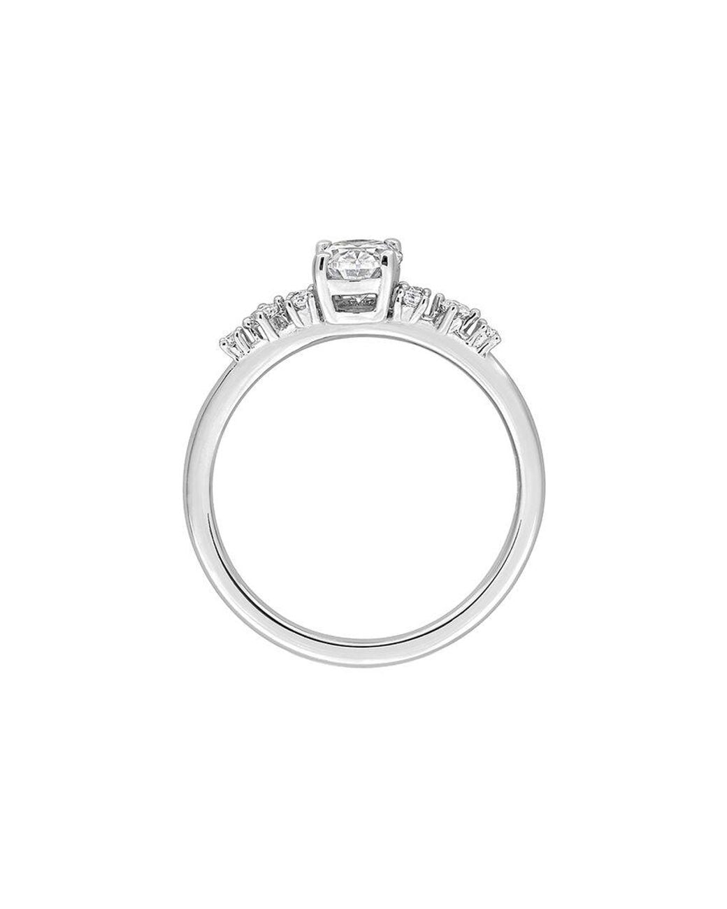 Rina Limor White 1.13 Ct. Tw. Created Moissanite Classic Ring