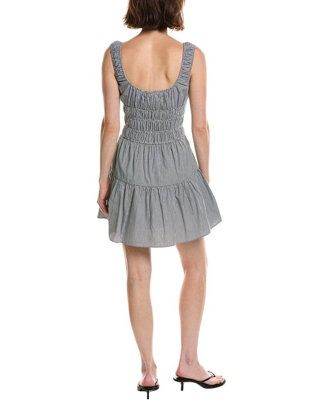 Nia Gray Salt Mini Dress