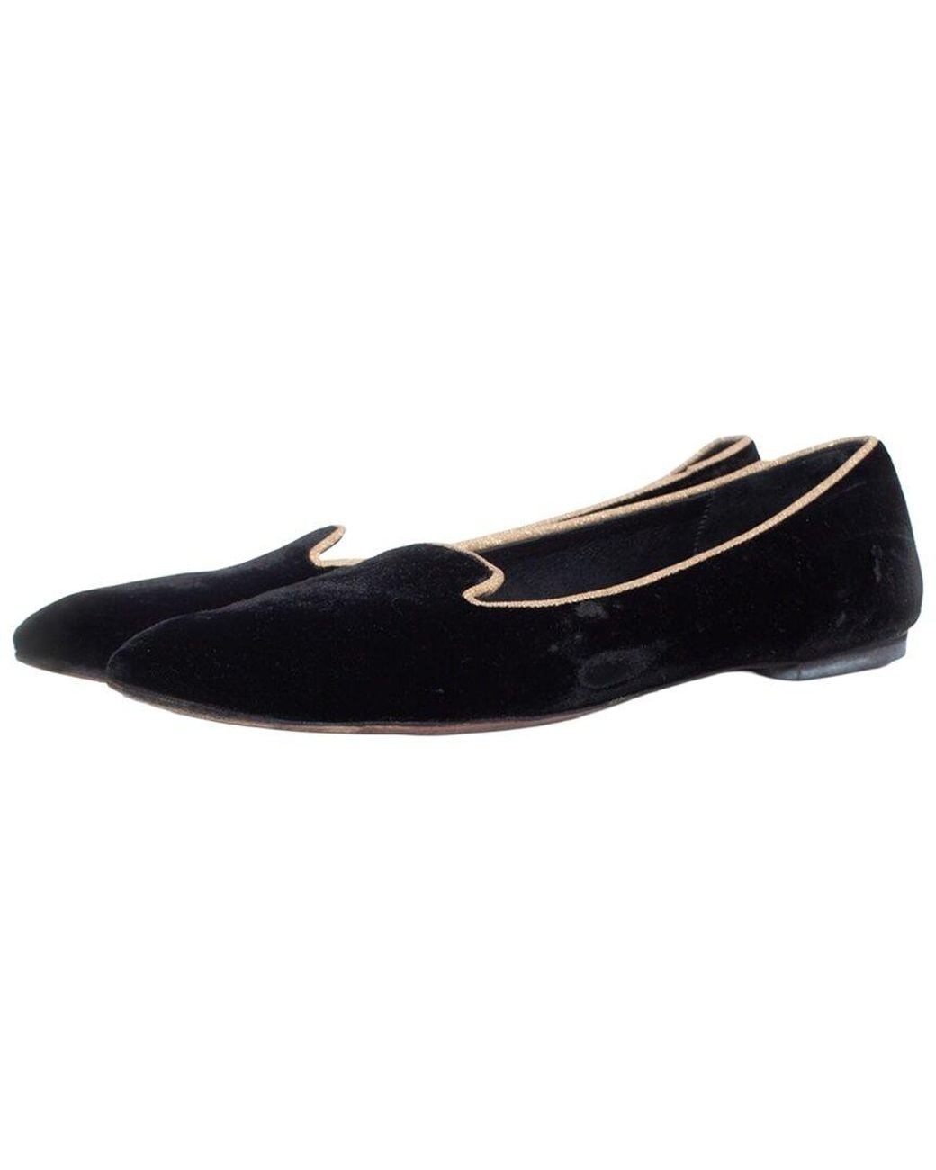 Dolce & Gabbana Black Velvet Loafer (Authentic Pre-Loved)