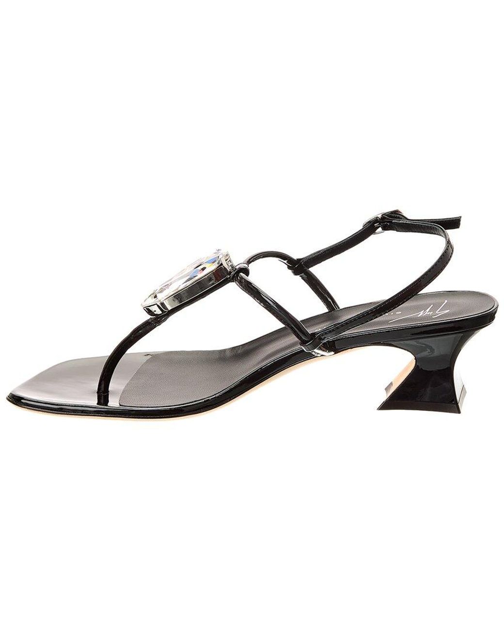 Giuseppe Zanotti Metallic Anthonia 45 Vinyl Sandal