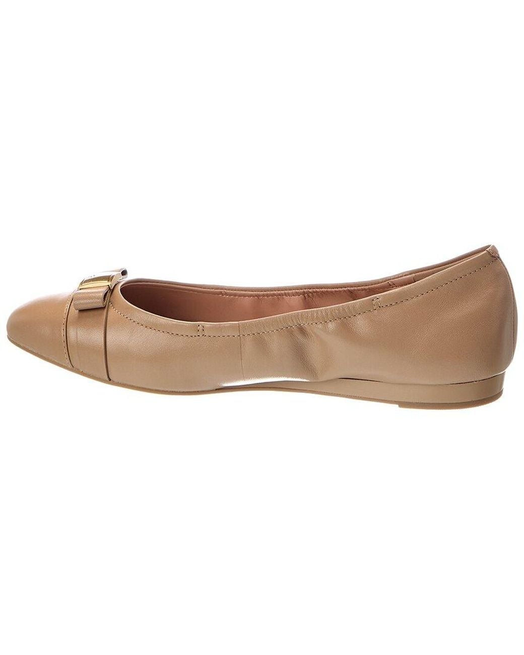 Cole Haan Multicolor Go-To Tova Bow Leather Ballet Flat