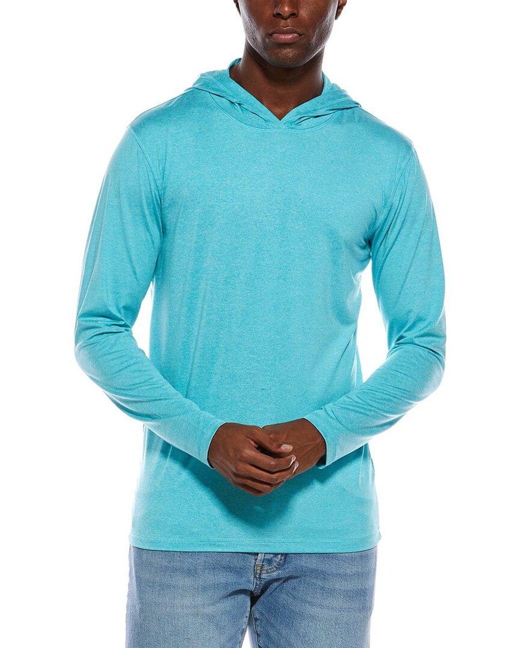 Vintage 1946 Blue Heather Hoodie for men