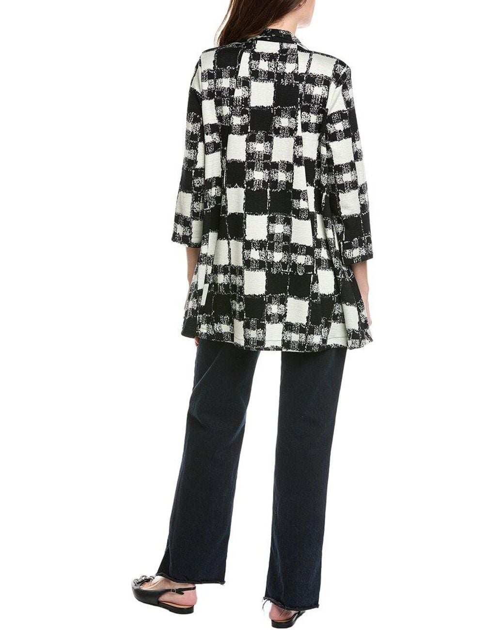 Joseph Ribkoff Black 3/4-Sleeve & Cover-Up