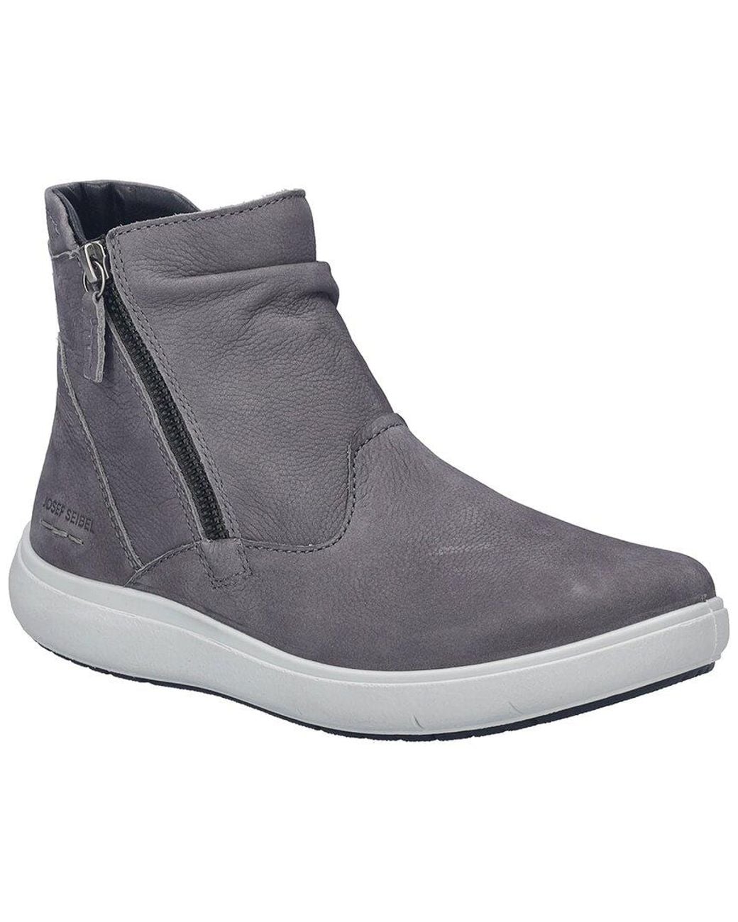 Josef Seibel Gray Megan 12 Leather Boot