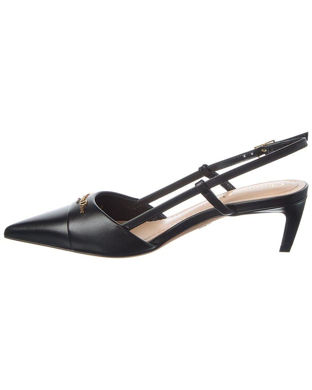 Dior Metallic My Leather Slingback Pump