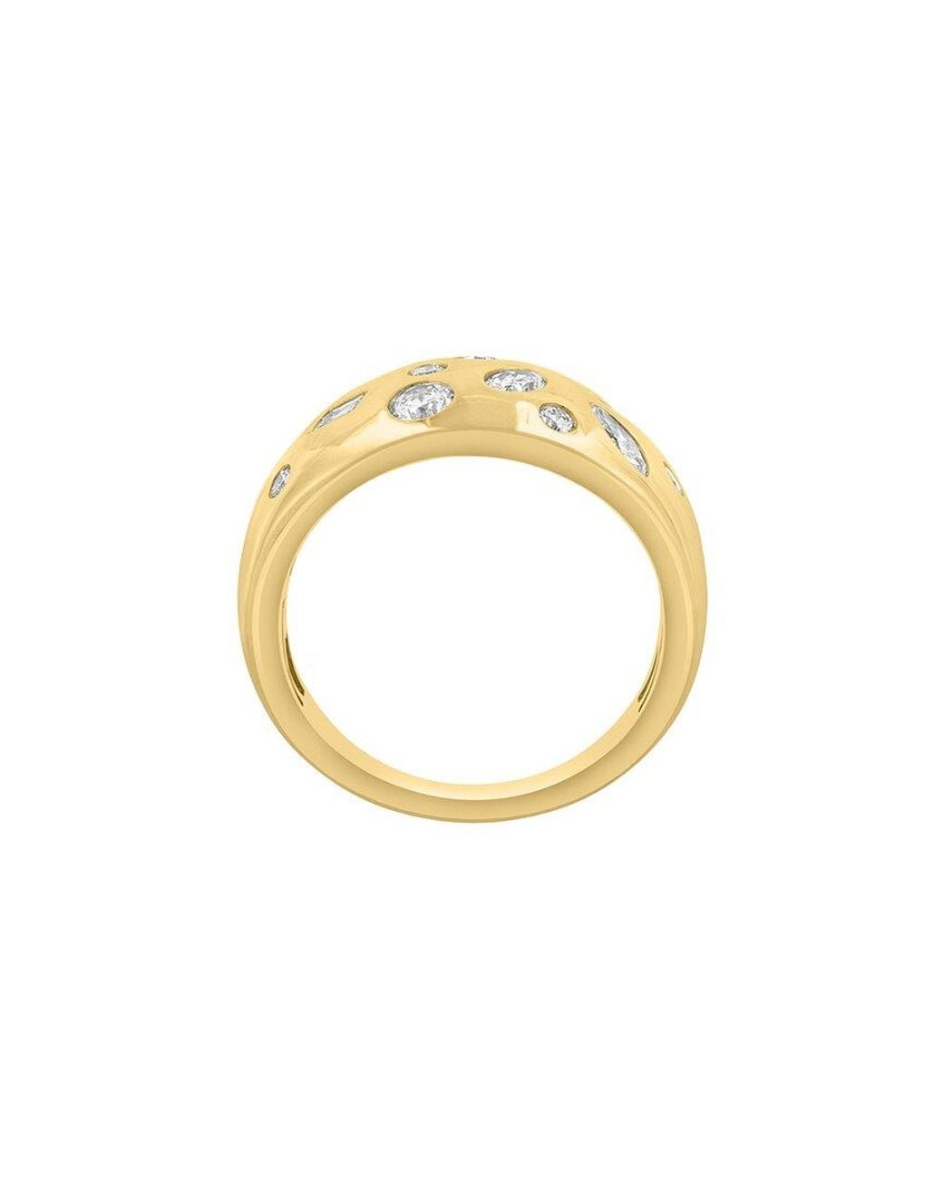 Effy Fine Jewelry Metallic 14K 0.70 Ct. Tw. Lab-Grown Diamond Ring