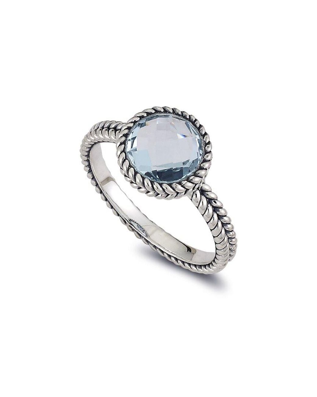 Samuel B. White Topaz Round Ring