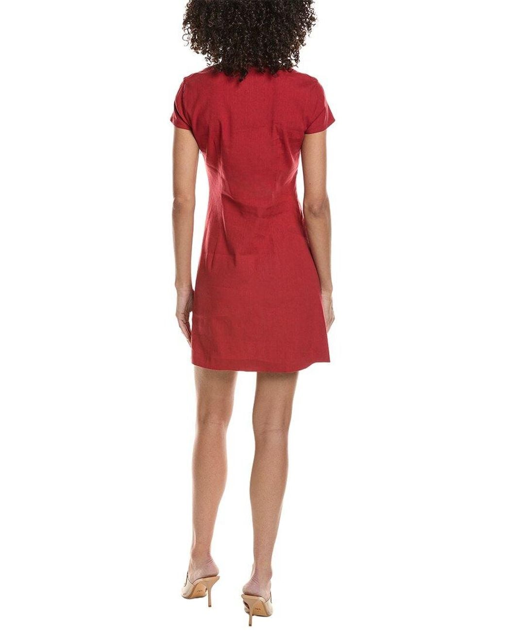 Theory Red Polo Dress