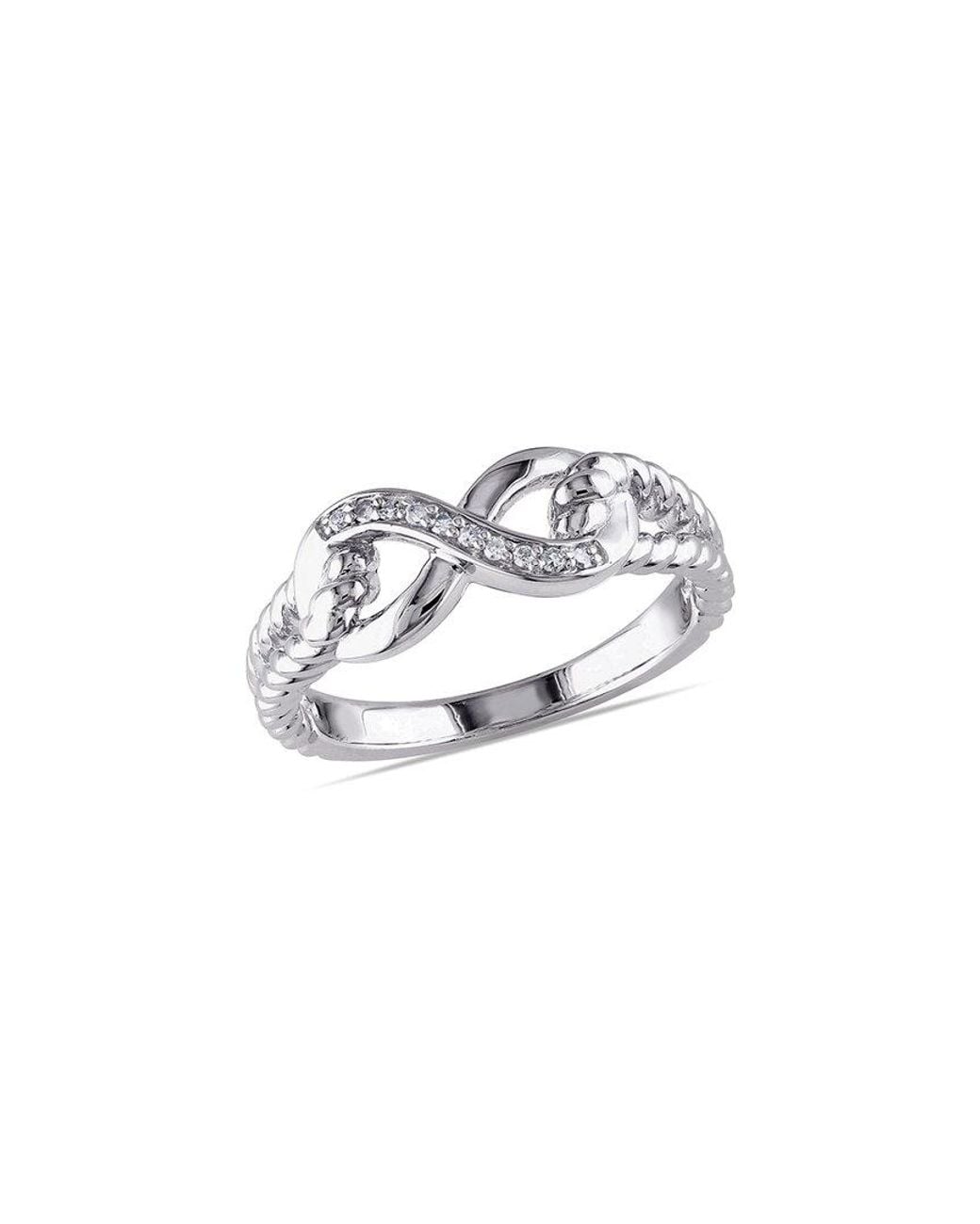Rina Limor White 0.05 Ct. Tw. Diamond Ring