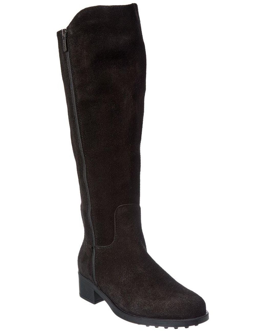 La Canadienne Black Shayla Suede Boot