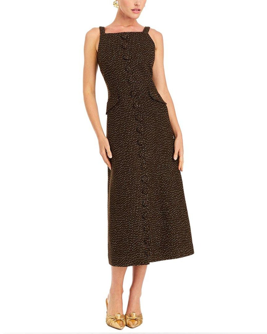 mestiza Brown Espresso Midi Dress
