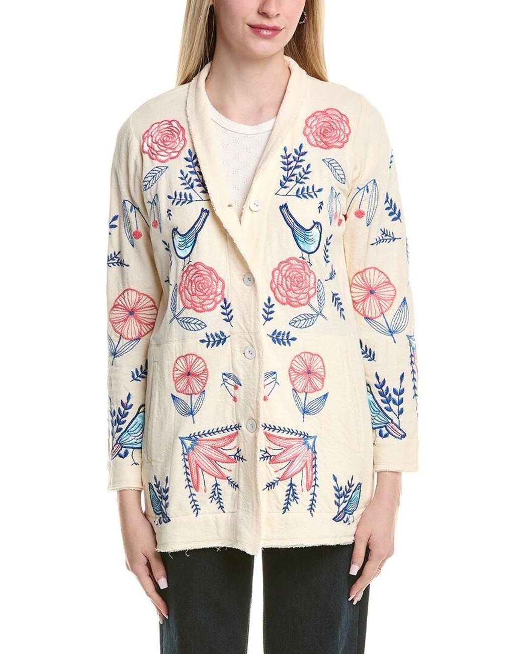 Johnny Was Natural Birdie Cardigan