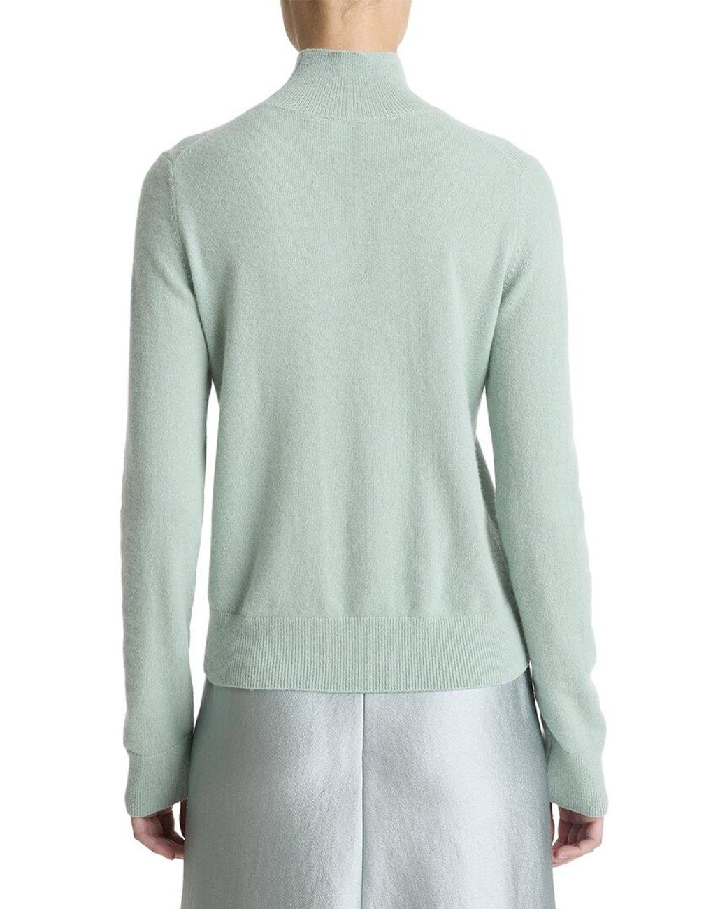 Vince Blue Cashmere Turtleneck Sweater