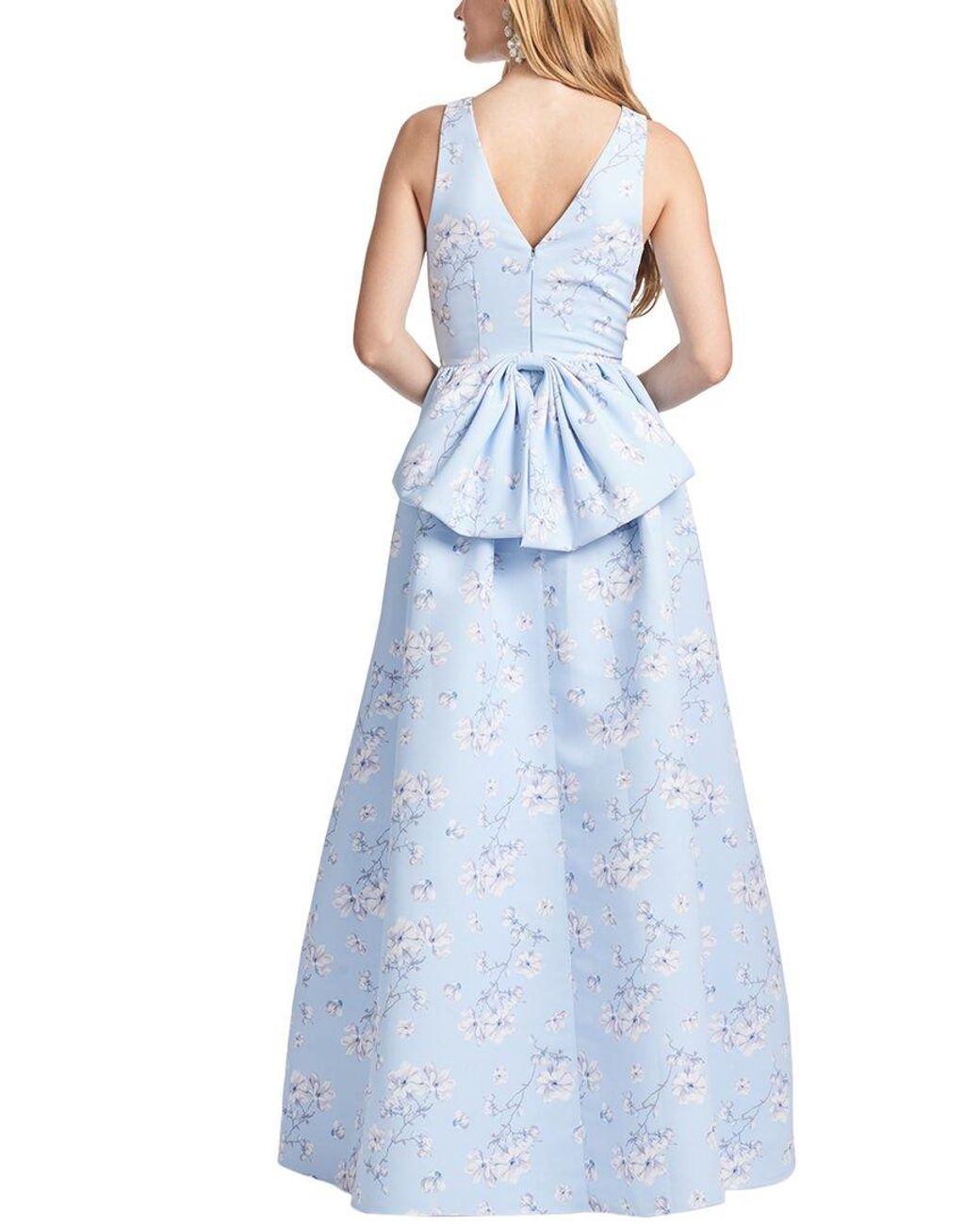 Sachin & Babi Blue Ella Gown