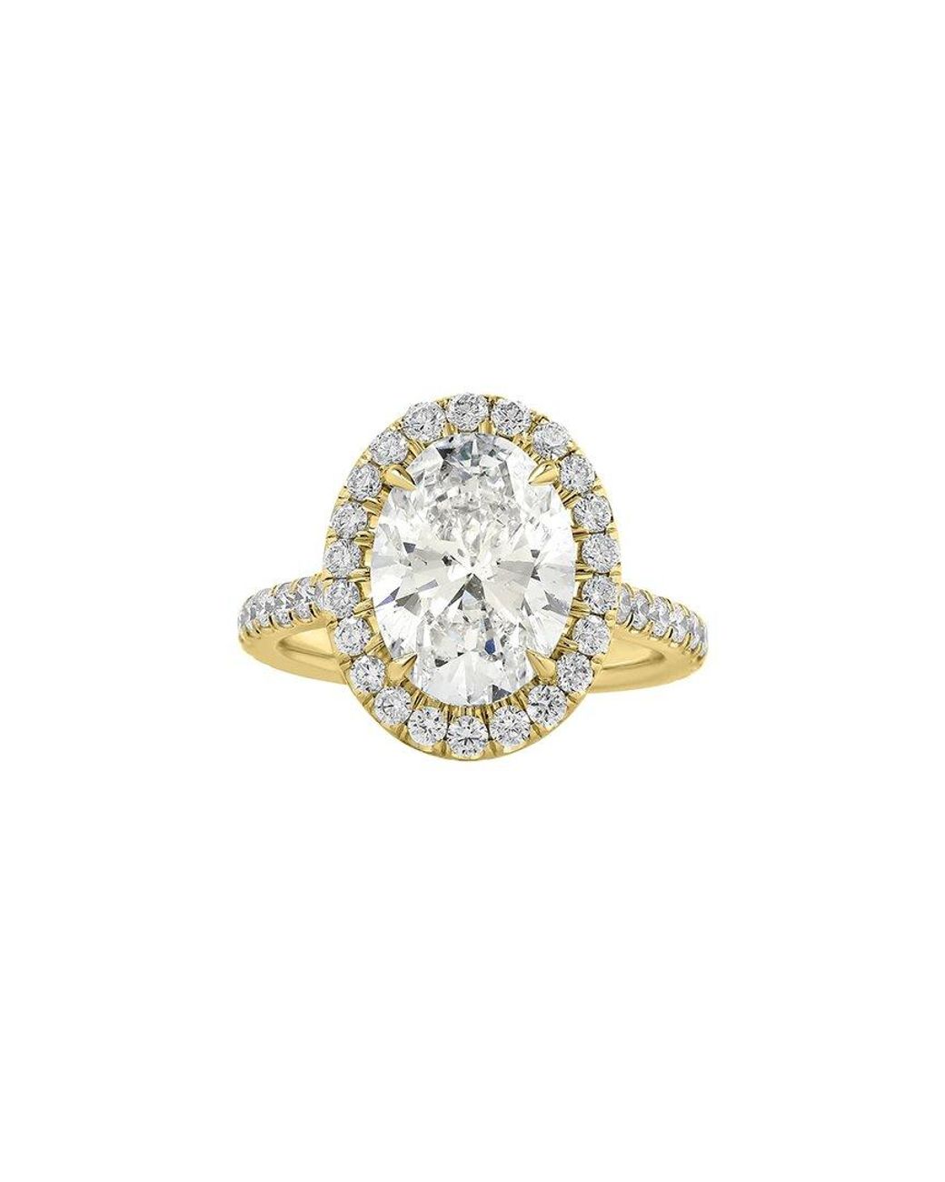 Lab Grown Diamonds White 14K 3.50 Ct. Tw. Lab-Grown Diamond Ring
