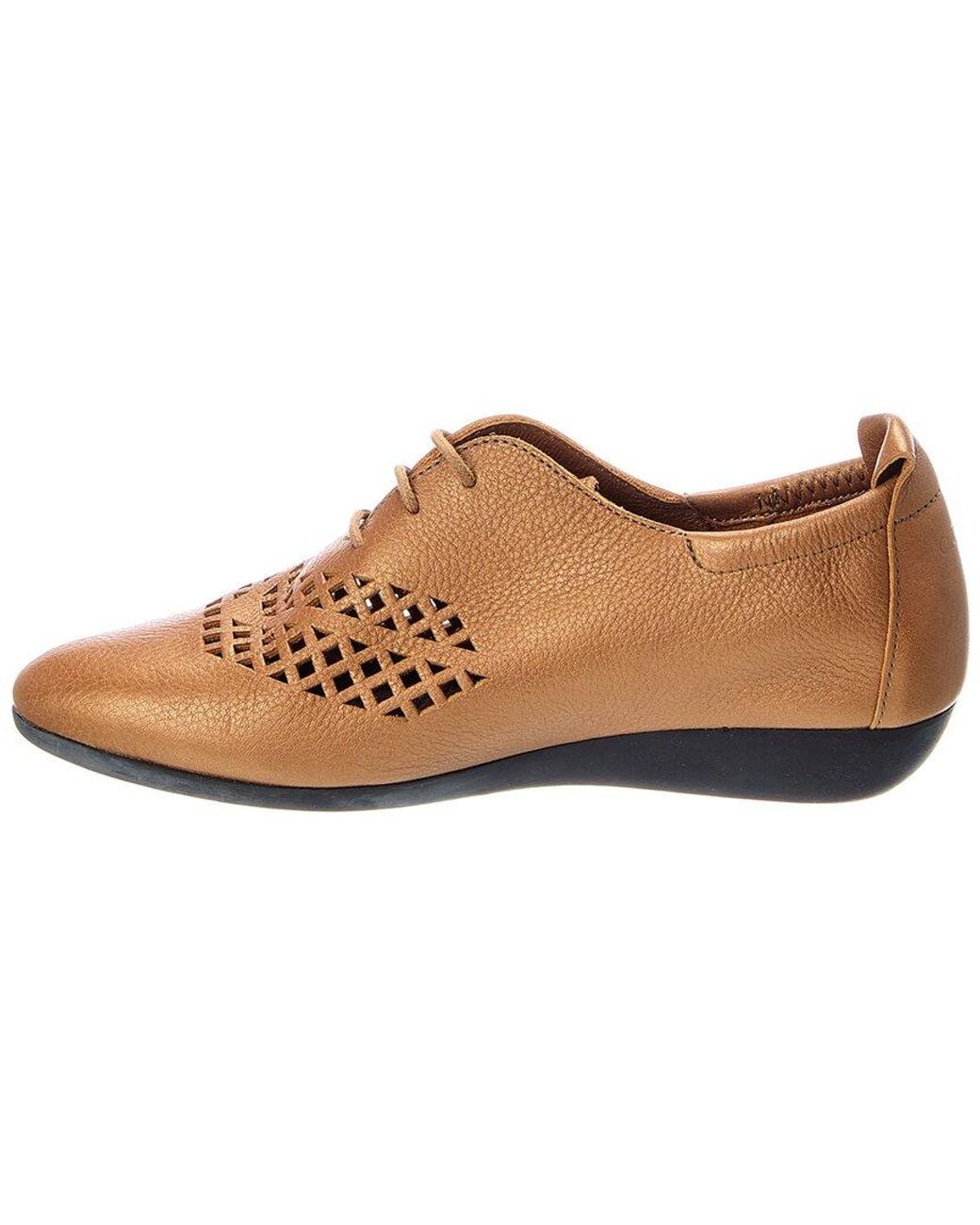 Arche Brown Onybye Leather Flat