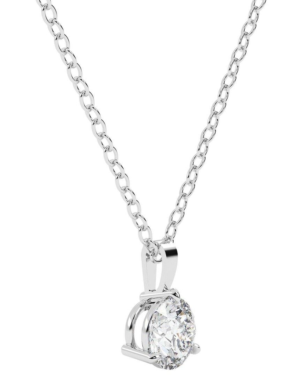Diamond Select Cuts White 14K 0.75 Ct. Tw. Diamond Pendant Necklace