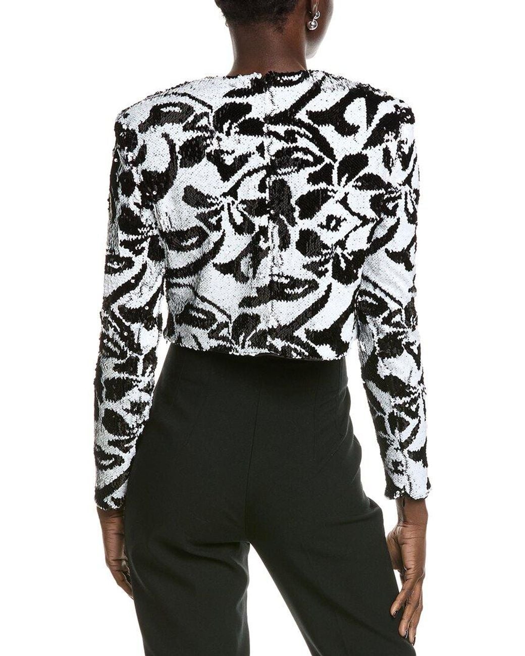 Toccin Black Anaya Sequin Top