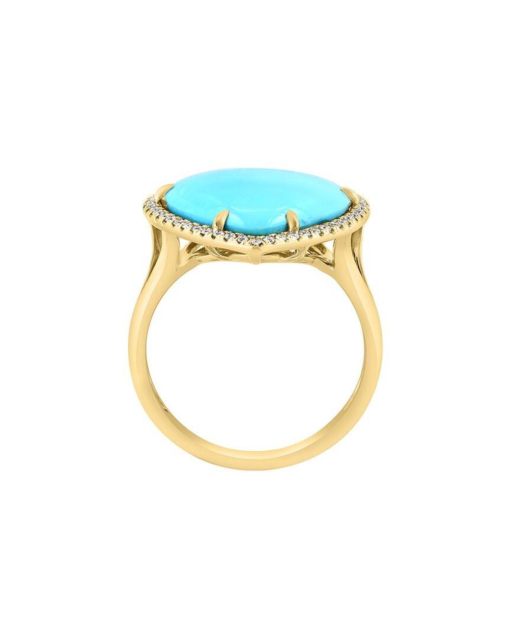 Effy Fine Jewelry Blue 14K 5.37 Ct. Tw. Diamond & Ring