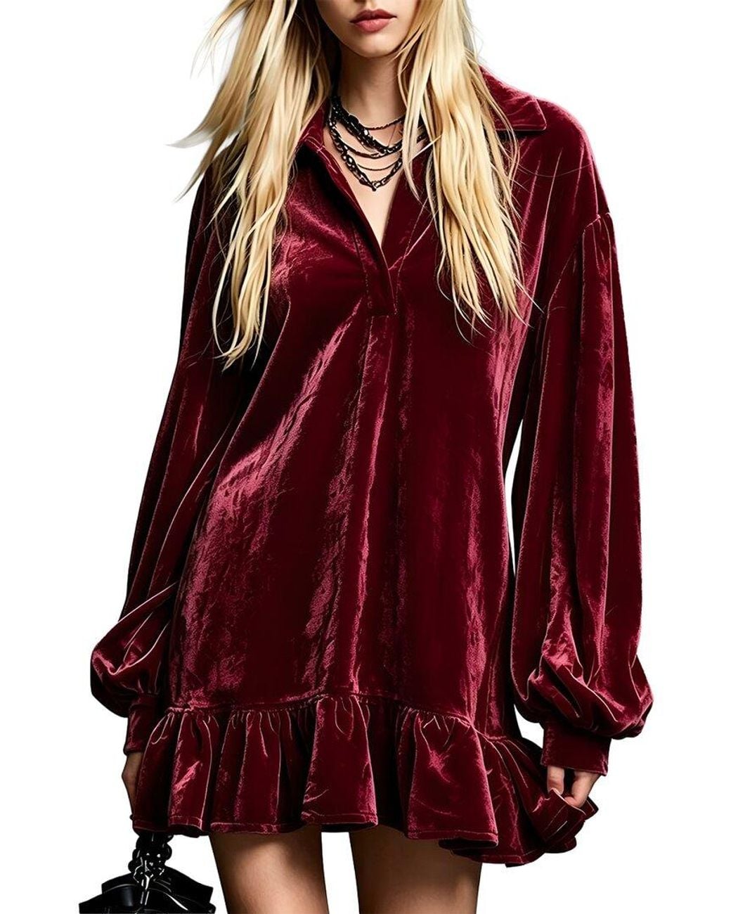 Olivia Taylor Red Mini Dress