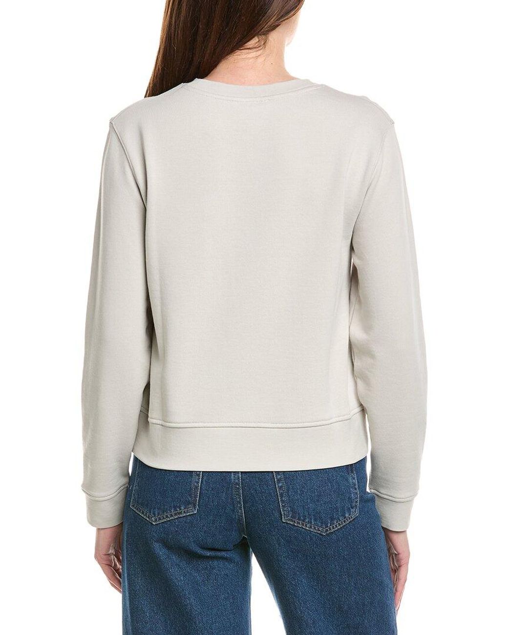 Vince White Crewneck Pullover