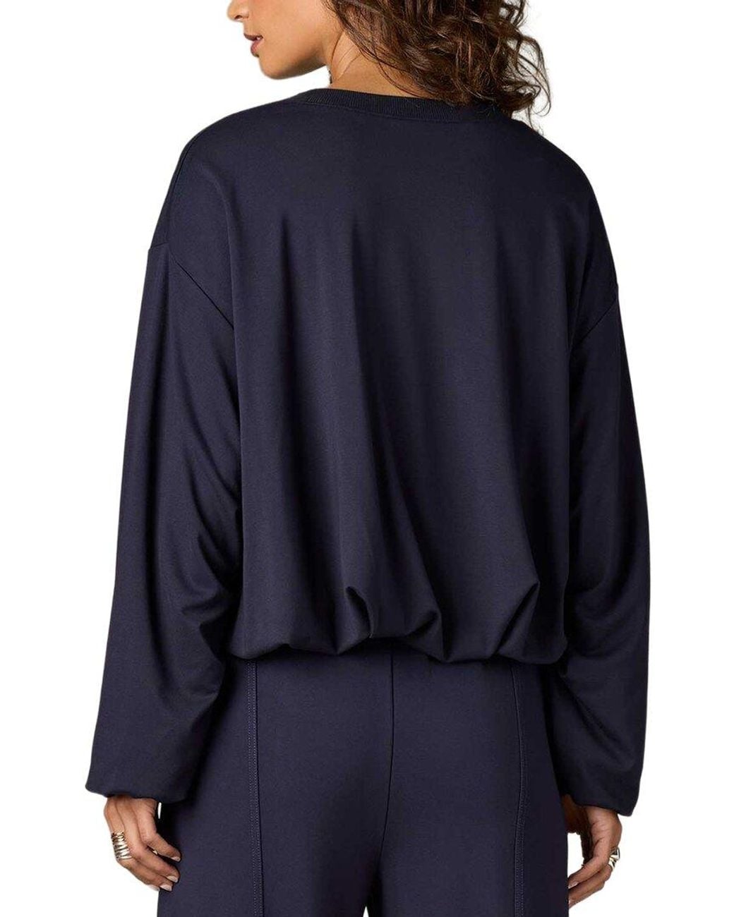 Wit & Wisdom Blue Barrel Sleeve Pullover