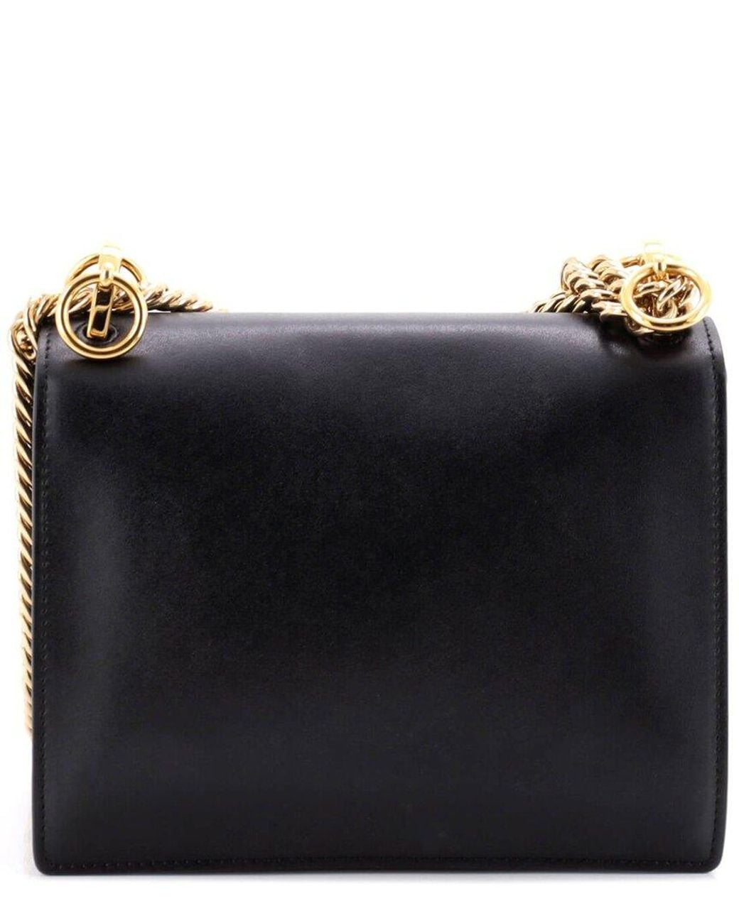 Fendi Black Leather Kan I Bag Studded Small (Authentic Pre-Loved)