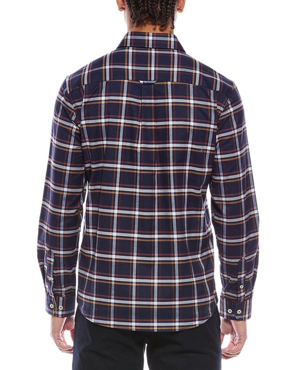 Stone Rose Blue Performance Stretch Woven Shirt for men