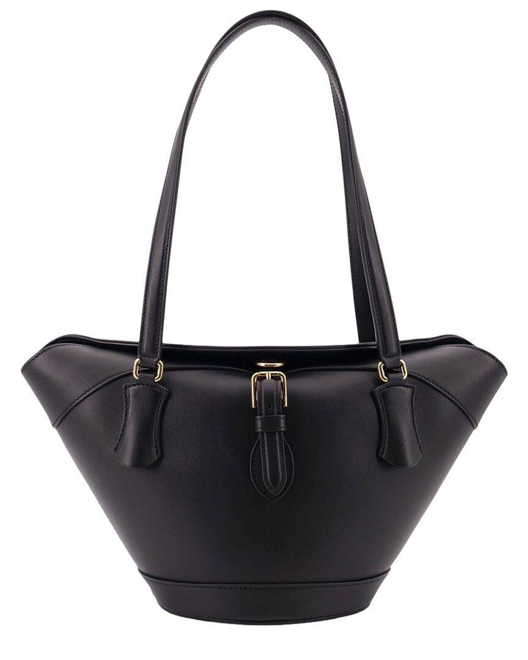 Dolce & Gabbana Black Capri Leather Shoulder Bag