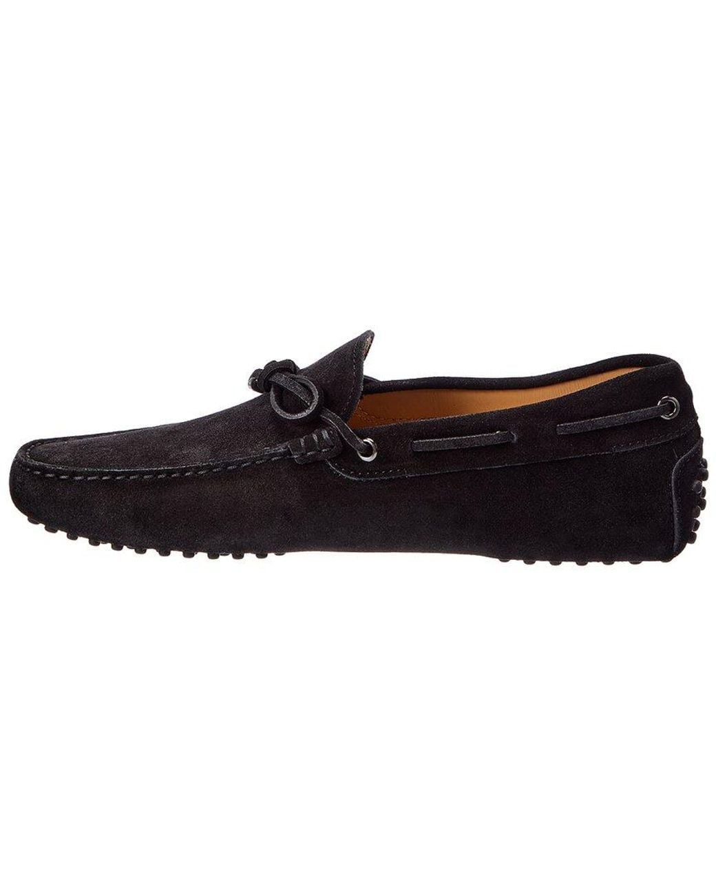 Tod's Black Suede Driver for men