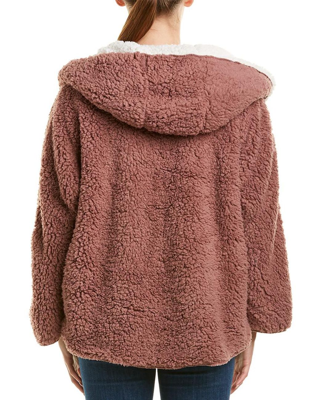 sweet rain reversible plush jacket Off 