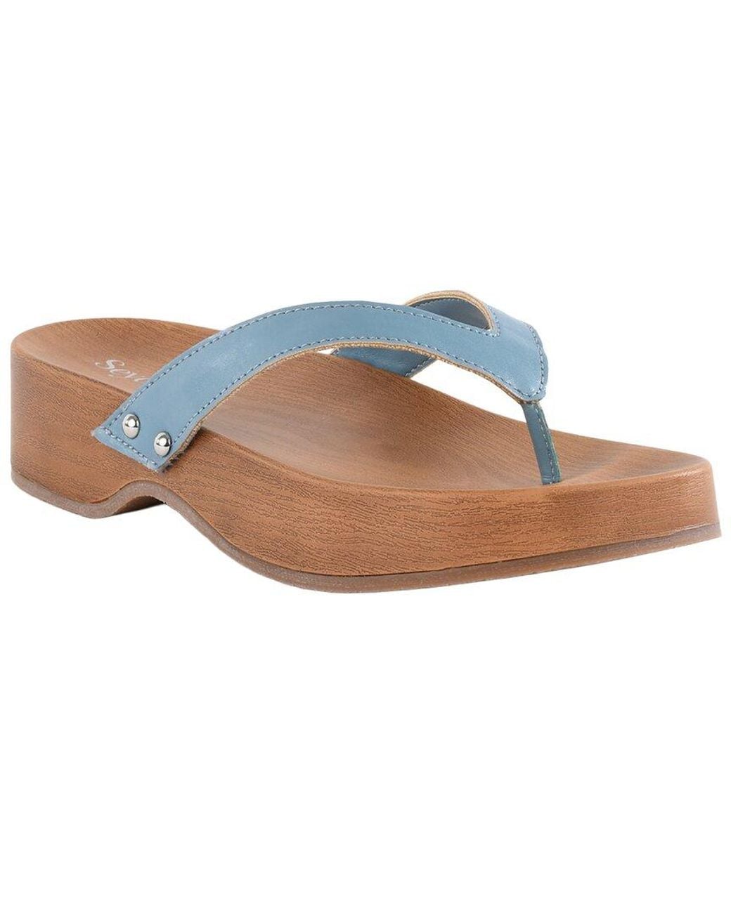 Seychelles Blue Dreaming Out Loud Clog Sandal
