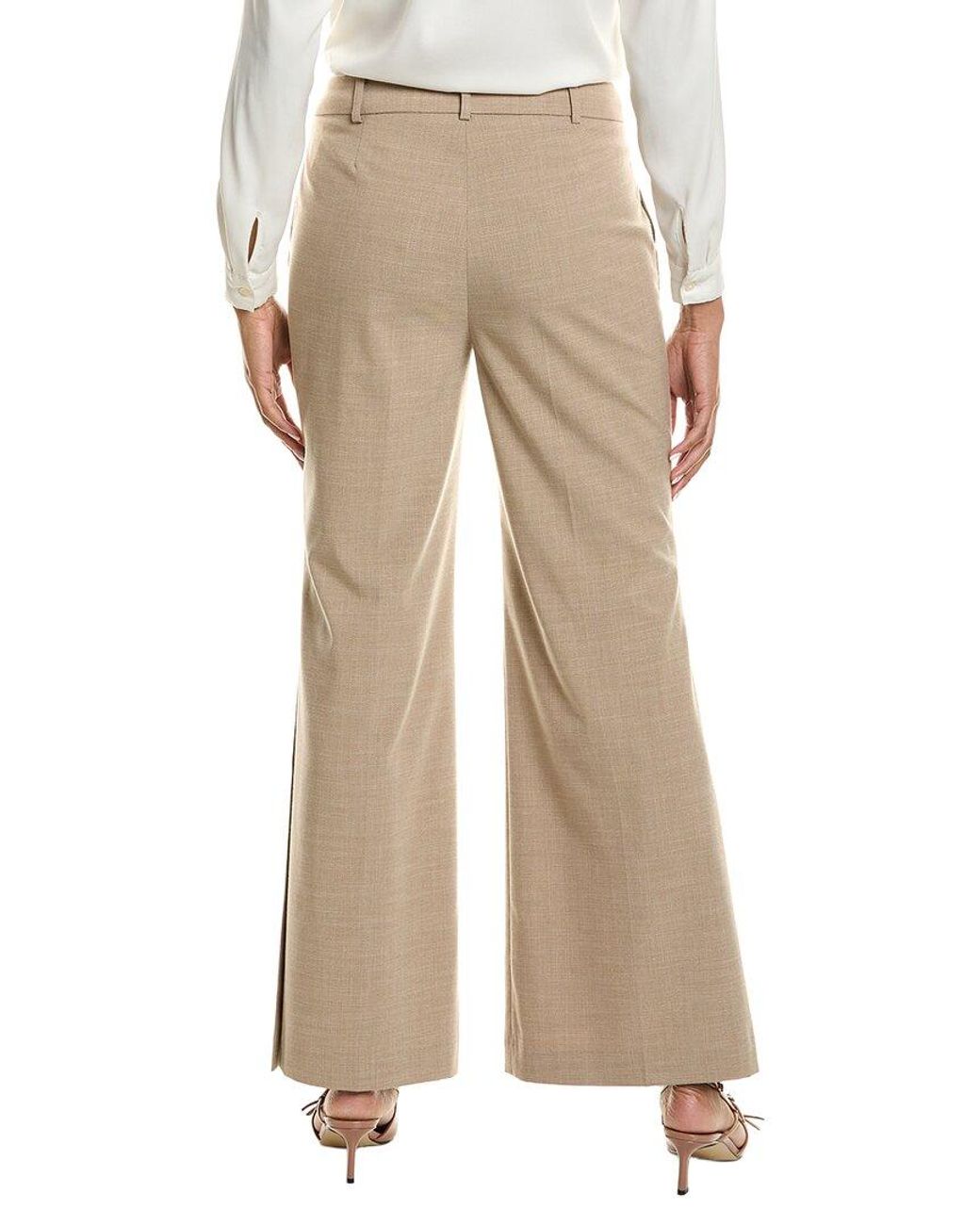 Kenneth Cole Natural Mid Rise Flare Pant