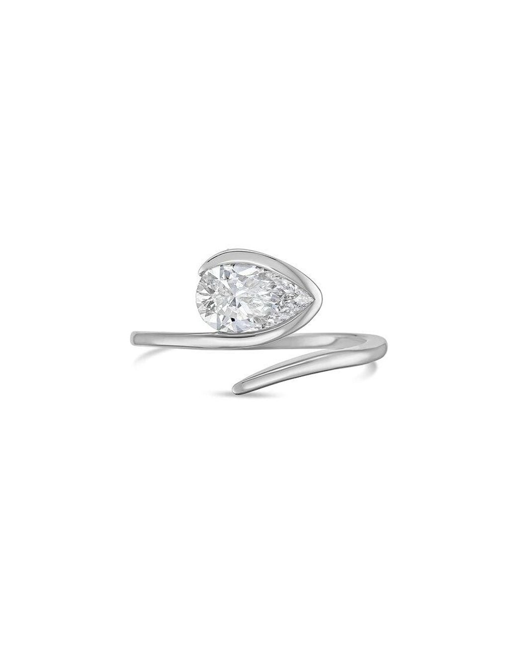 Diana M White Diana M. Platinum 8.00 Ct. Tw. Lab-Grown Diamond Solitaire Ring