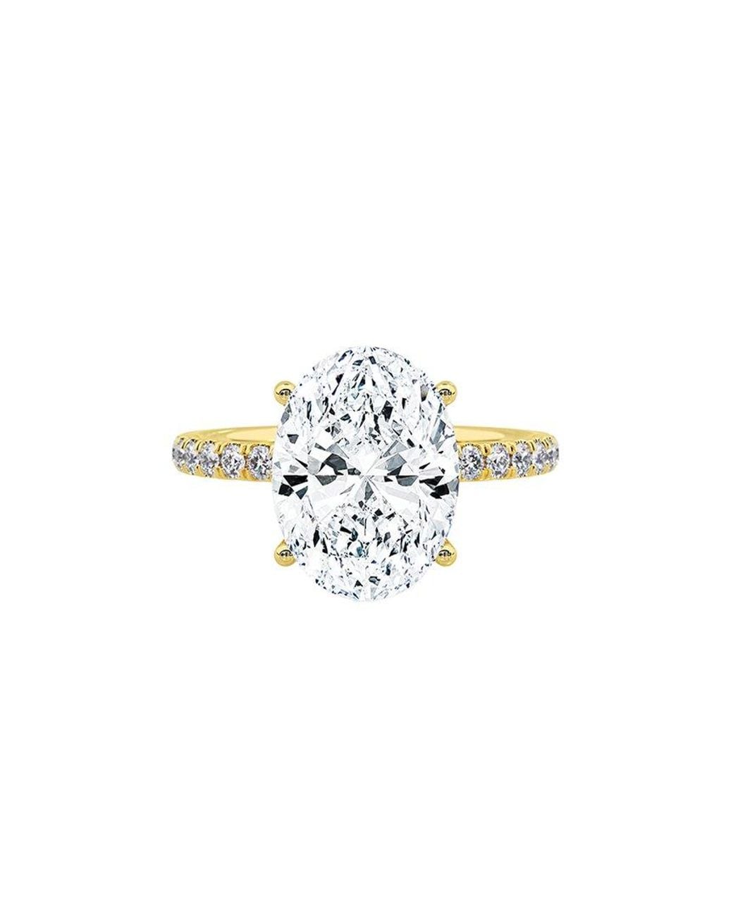 Lab Grown Diamonds White 14K 3.50 Ct. Tw. Lab-Grown Diamond Ring