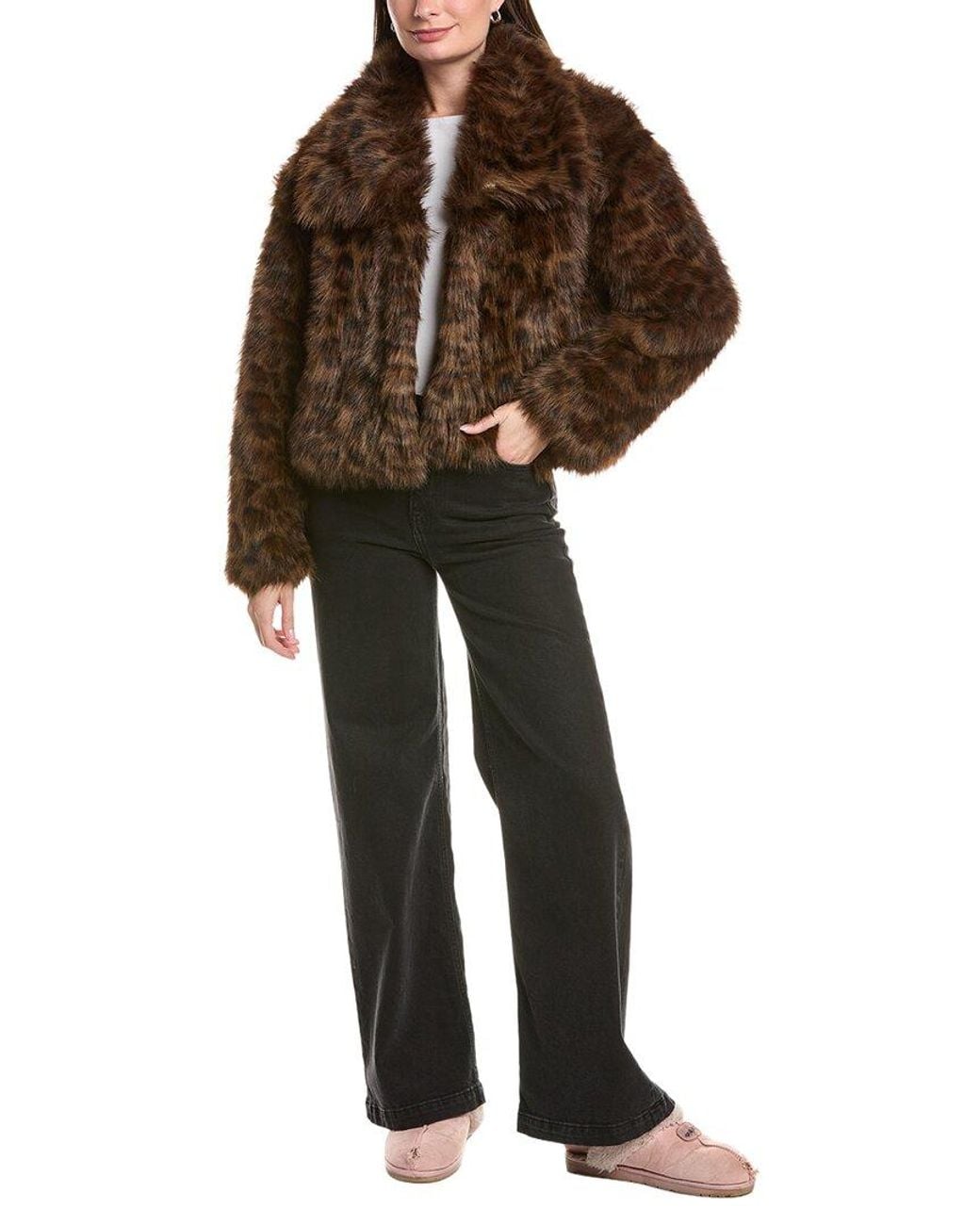 NVLT Brown Cropped Coat