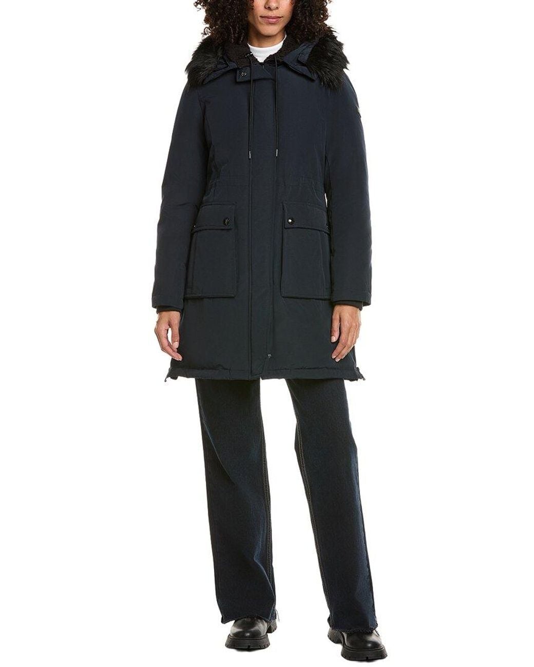 Sam Edelman Black Parka