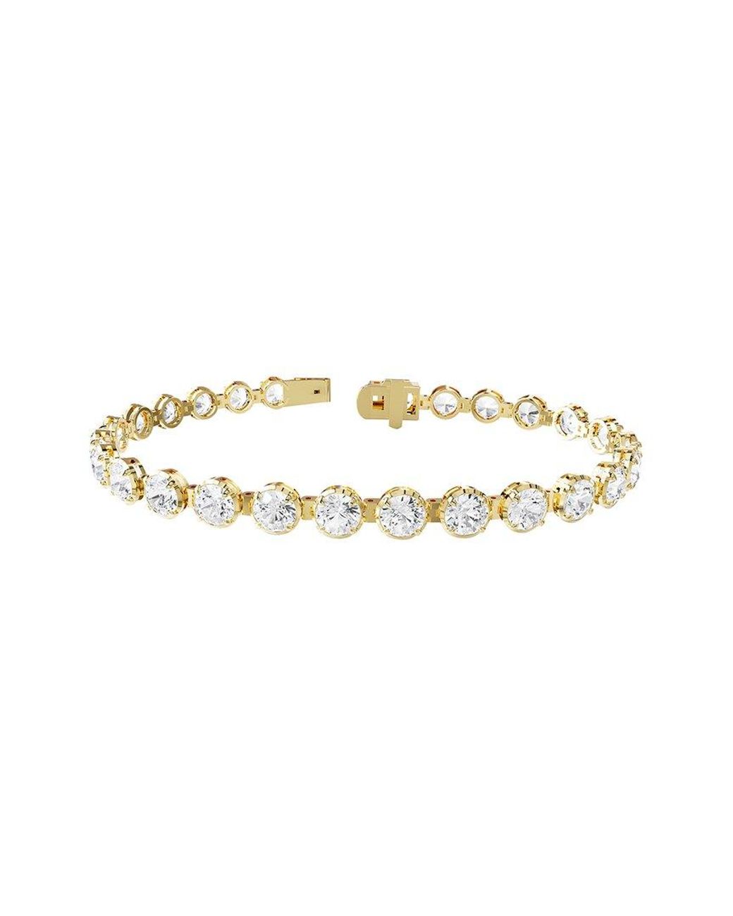 Lab Grown Diamonds White 14K 10.34 Ct. Tw. Lab-Grown Diamond Tennis Bracelet